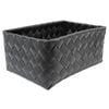 Icon Chef Flat Weave Rectangular Basket Black - Large