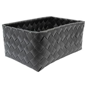 Icon Chef Flat Weave Rectangular Basket Black - Large