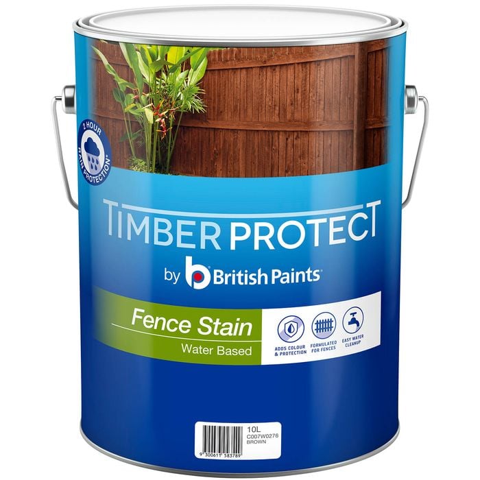 Timber Protect 10L Brown Fence Stain