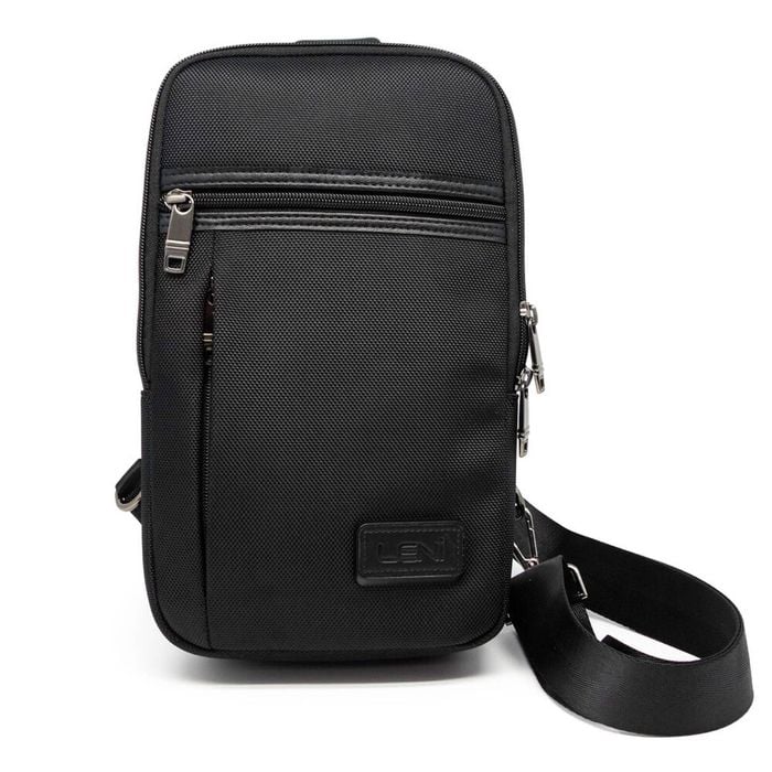 Leni Adjustable Shoulder Strap Crossbody Lightweight Bag - Black