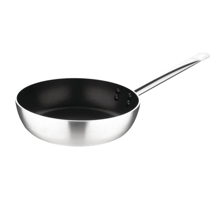 Vogue Sauté Pan Aluminium Non-stick Teflon Platinum Plus 280mm Commercial Kitchen Cookware