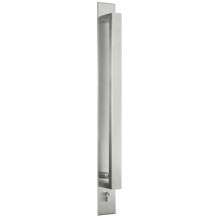 Trilock Omni Back to Back Stainless Steel - Double Cylinder Keyed Pull Handle