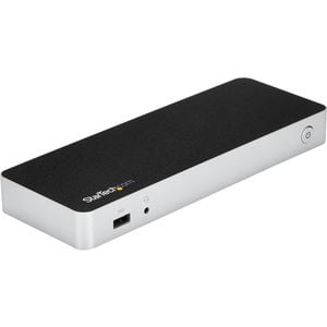 StarTech.com USB Type C Docking Station for Notebook - 60 W - Black - 2 Displays Supported - 4K