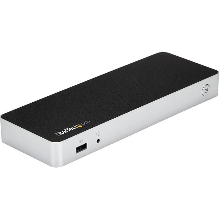 StarTech.com USB Type C Docking Station for Notebook - 60 W - Black - 2 Displays Supported - 4K
