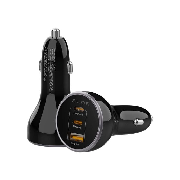ZLOS MM05 160W 3-Port Fast Car Charger Cigarette Lighter Adapter (2C1A)