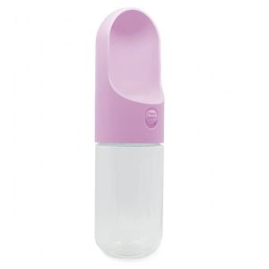 Alpha 400ml Portable Pet Drinker Pink