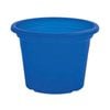 EDEN 15cm Blue Transparent Cylinder Planter