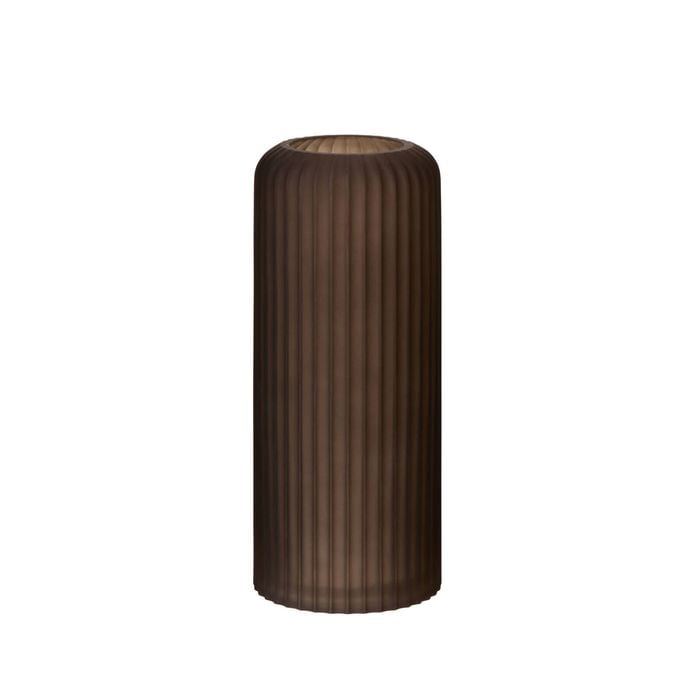 Amalfi Nils Vase Frosted Brown 15x15x36cm