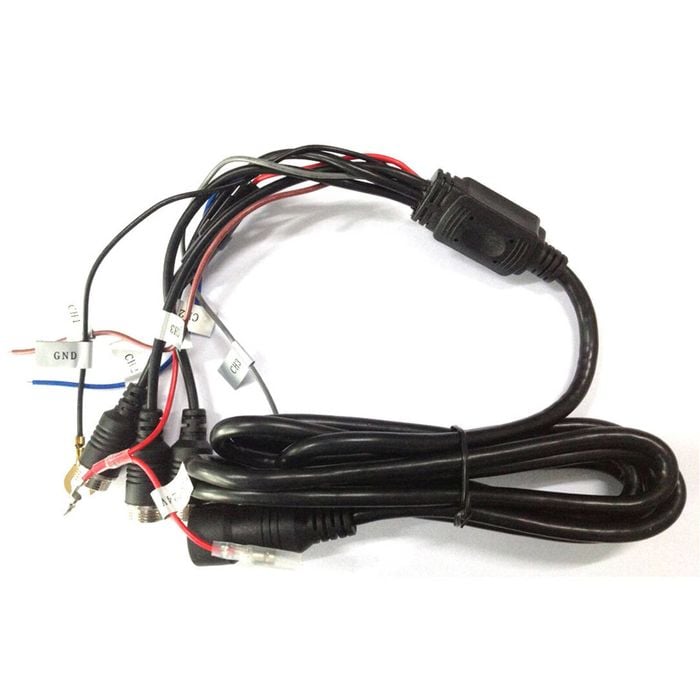 Elinz Power Harness for R7MI Rearview Monitor 12V 24V 3 AV Inputs Car  Truck Caravan - R7MI