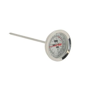 Esschert Design Meat Thermometer Stainless Steel Kitchen Cooking 14cm Silver