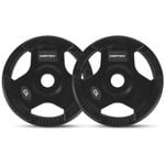CORTEX 10kg Tri-Grip 50mm Olympic Plates (Pair)