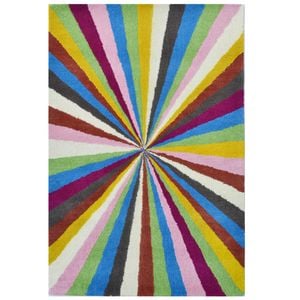 Handmade Trendy Woollen Rug-Chrome 6297- Multi-110x160cm
