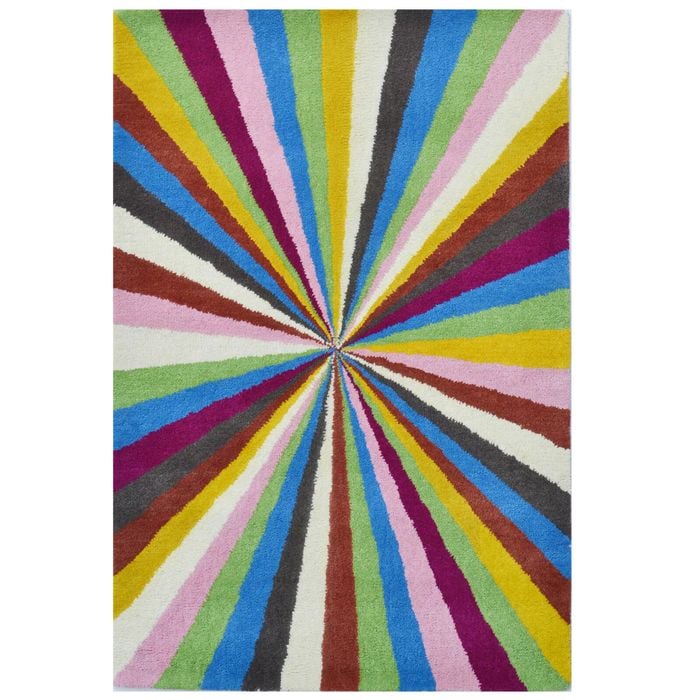 Handmade Trendy Woollen Rug-Chrome 6297- Multi-110x160cm