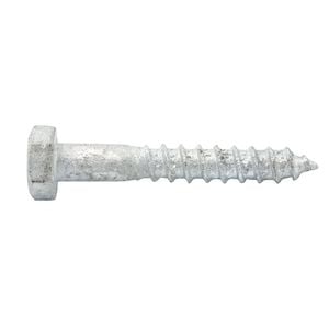 Zenith M6 x 40mm Hot Dipped Galvanised Coach Screw - Each