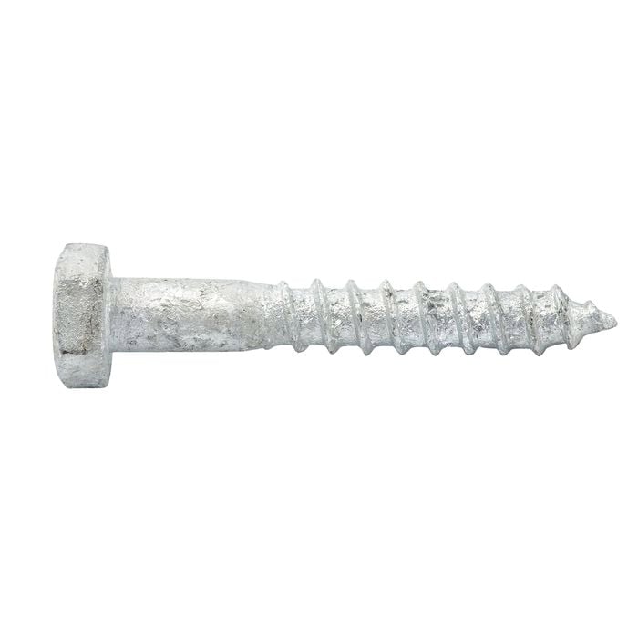Zenith M6 x 40mm Hot Dipped Galvanised Coach Screw - Each