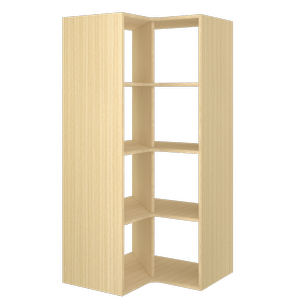 Lugna 1424 x 682 x 390mm Sand 4 x 2 Cube Corner Unit