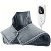 Catzon Heating Pad Heated Neck And Shoulder Wrap 6 Heat Settings 4 Timer Gift-grey