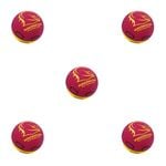 5PK NRL Brisbane Broncos NRL Super-High Bounce Ball 60mm - Red