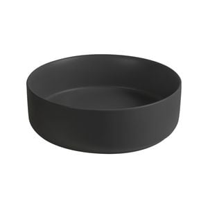Cirque 360mm Matte Black Round Above Counter Basin