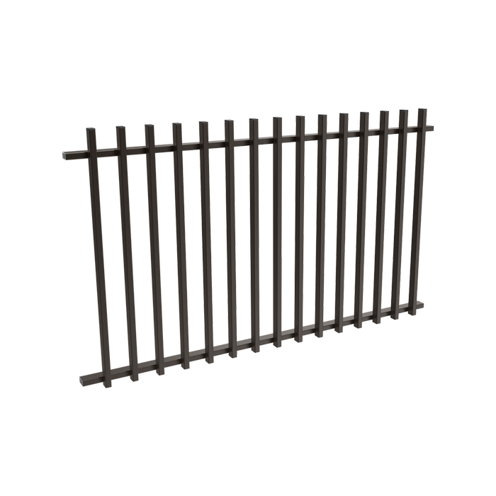 ProtectorAl 0901 – 1799mm W x 1050 mm H Black Aluminium Batten Balustrade Panel