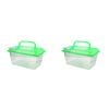 2PK Dudley's World Of Pets Portable Fish Tank Large Assorted
