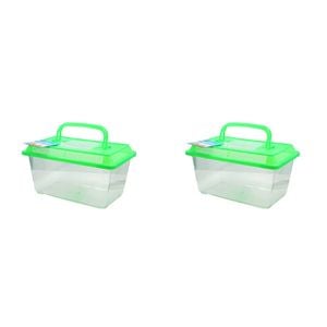 2PK Dudley's World Of Pets Portable Fish Tank Large Assorted