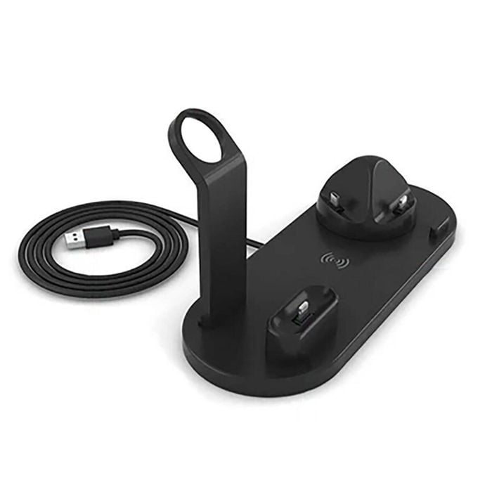 Provecta 3-in-1 Wireless Charging Dock For iPhone Apple Watch AirPods Black