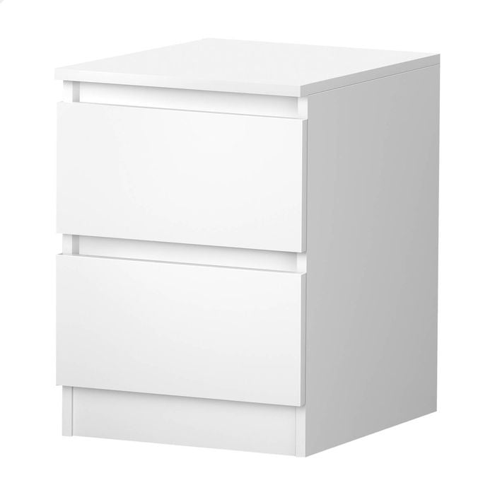 Bedside Table White ALFORDSON