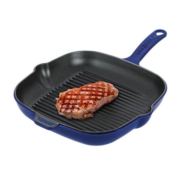 Chasseur Square Grill French 25cm Blue  - French Blue