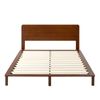 Zinus Double Bed Frame Arden Japandi Bamboo Natural Wood Bedframe Coastal Nordic