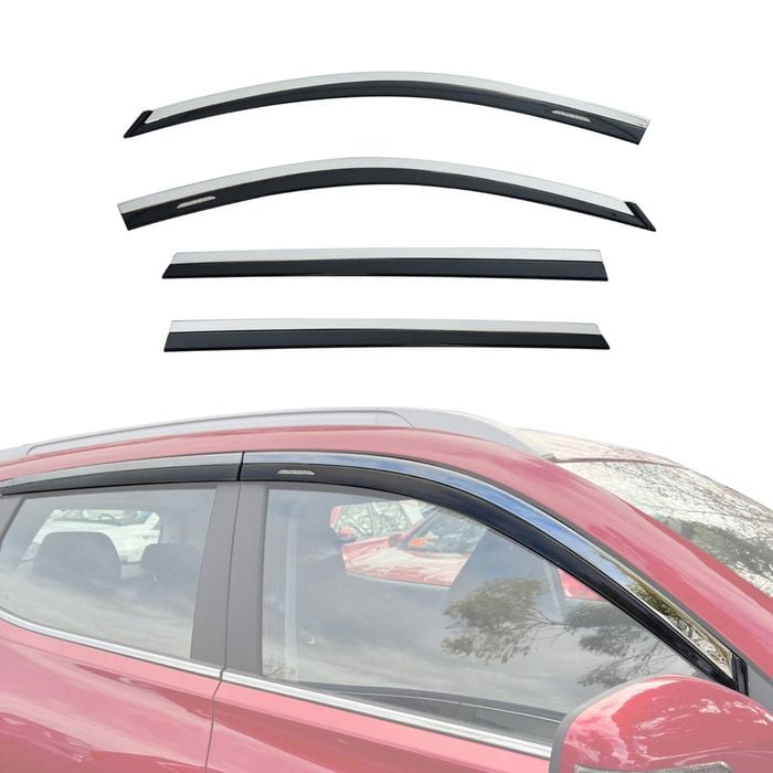 AUSGO Stainless Trim Weather Shields for Chery Tiggo 4 2025-Onwards Weathershields Window Visors