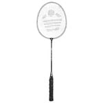 Cosco CB-150E Alloy Steel Strung Badminton Racquet With Free Head cover (Silver) | 95 grams | Maximum String Tension - 21lbs