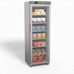 Fed-x Thermaster Stainless Steel Upright Static Display Freezer Xf400sg