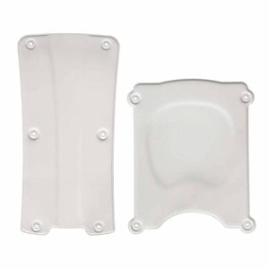 Comfortable Seat And Backrest Padding For Bath Lift Chair - Ideal Blue Replacement Cushions - White