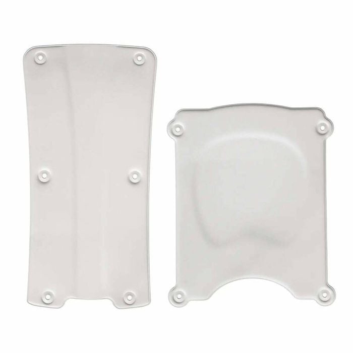 Comfortable Seat And Backrest Padding For Bath Lift Chair - Ideal Blue Replacement Cushions - White