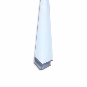 Slimline 7.5mm x 2.4m Frost External Corner
