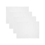 4PK Bambury Tableware/Dinnerware Linen Placemat 33x45cm Ivory