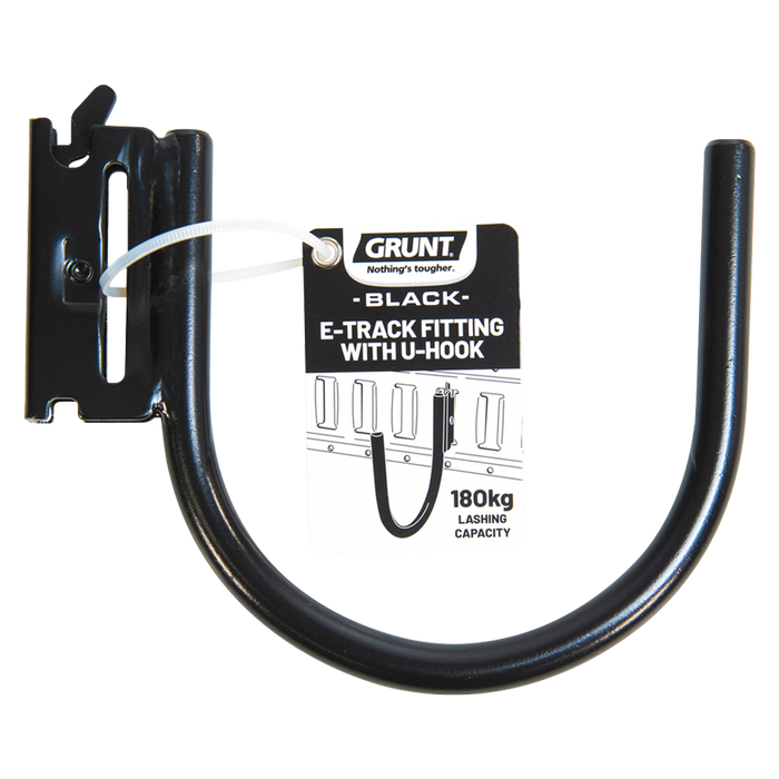 GRUNT Black E-Track Fitting U Hook