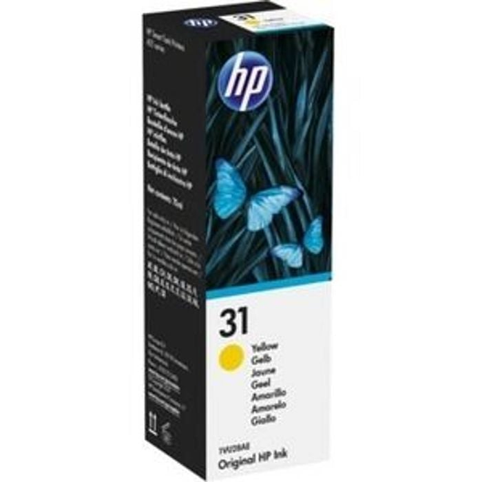 Hp 31 Ink Refill Kit - Yellow - Inkjet - 8000 Pages - 70 Ml - High Yield