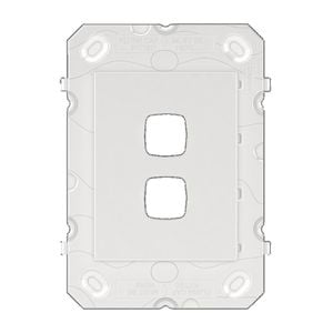 Arteor Cover Plate Grid 2 Gang White