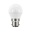 Osram 5.5W 470lm Warm White Frosted LED Fancy Round BC Light Bulb