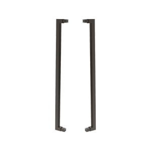 ProtectorAl 1200mm Black Aluminium Gate Converter - 2 Pack