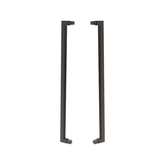ProtectorAl 1200mm Black Aluminium Gate Converter - 2 Pack