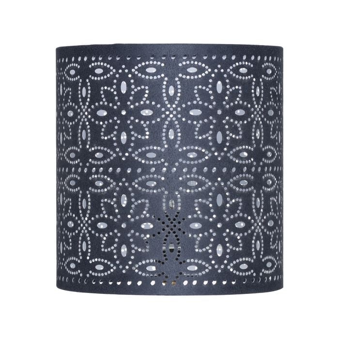 Verve Design 19cm Navy Floral Laser-Cut Lampshade