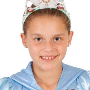 Disney Princess Girls Cinderella Beaded Tiara Headband Costume Party Accessory