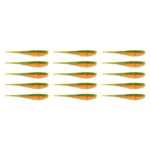 3x 5PK 5In Rapala Crush City The Jerk Soft Plastic Minnow Lures - Rockmelon