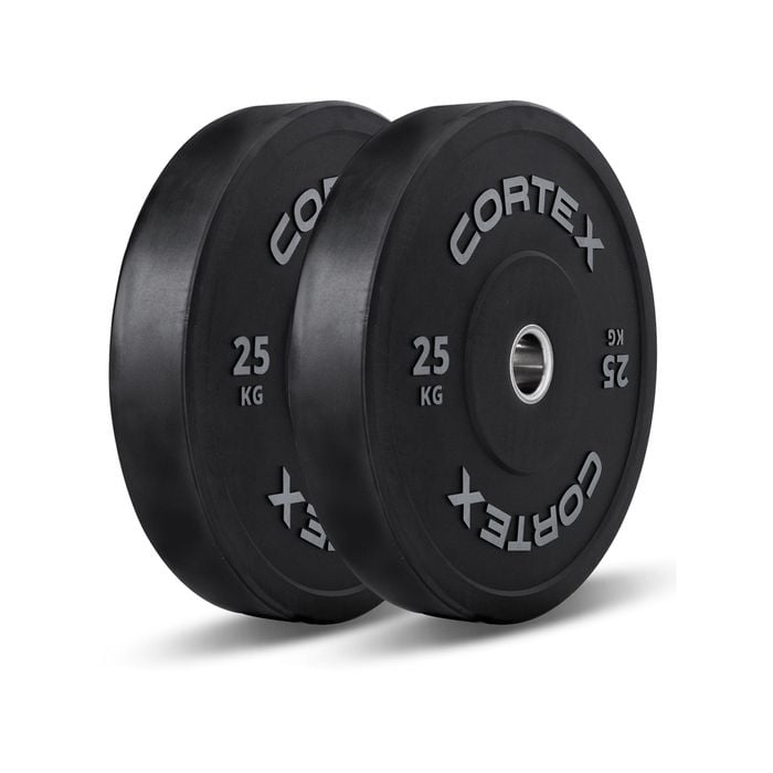 CORTEX 25kg Black Series V2 Bumper Plate (Pair)