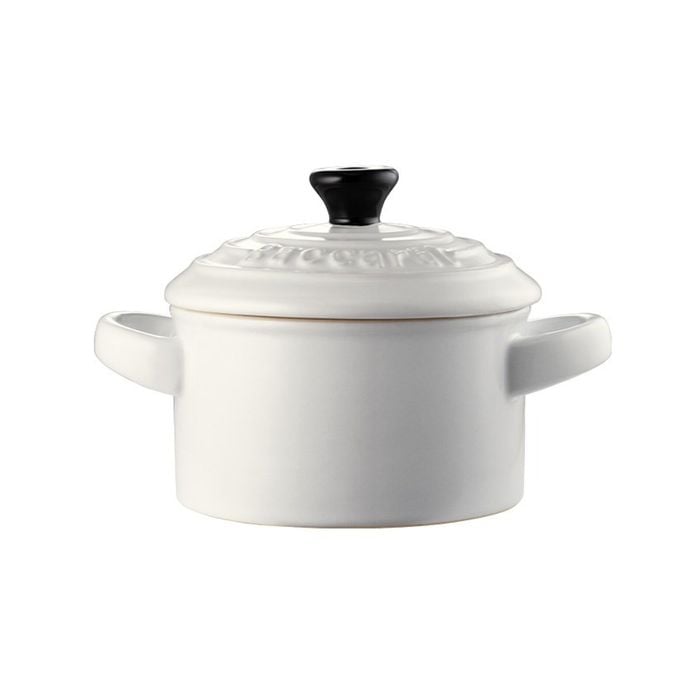 Baccarat Le Connoisseur Stoneware Mini Casserole with Lid 160ml White