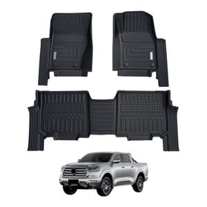 AUSGO Car Floor Mats for GWM Cannon Alpha Diesel 2024-Onwards All-Weather Floor Liners