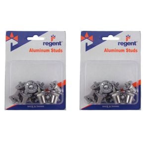 2x 12pc Regent Aluminum Sporting Shoes Spare Replacement Studs Accessories 13mm